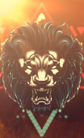 Angry Lion 