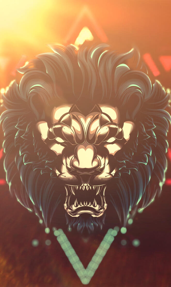 Angry Lion 