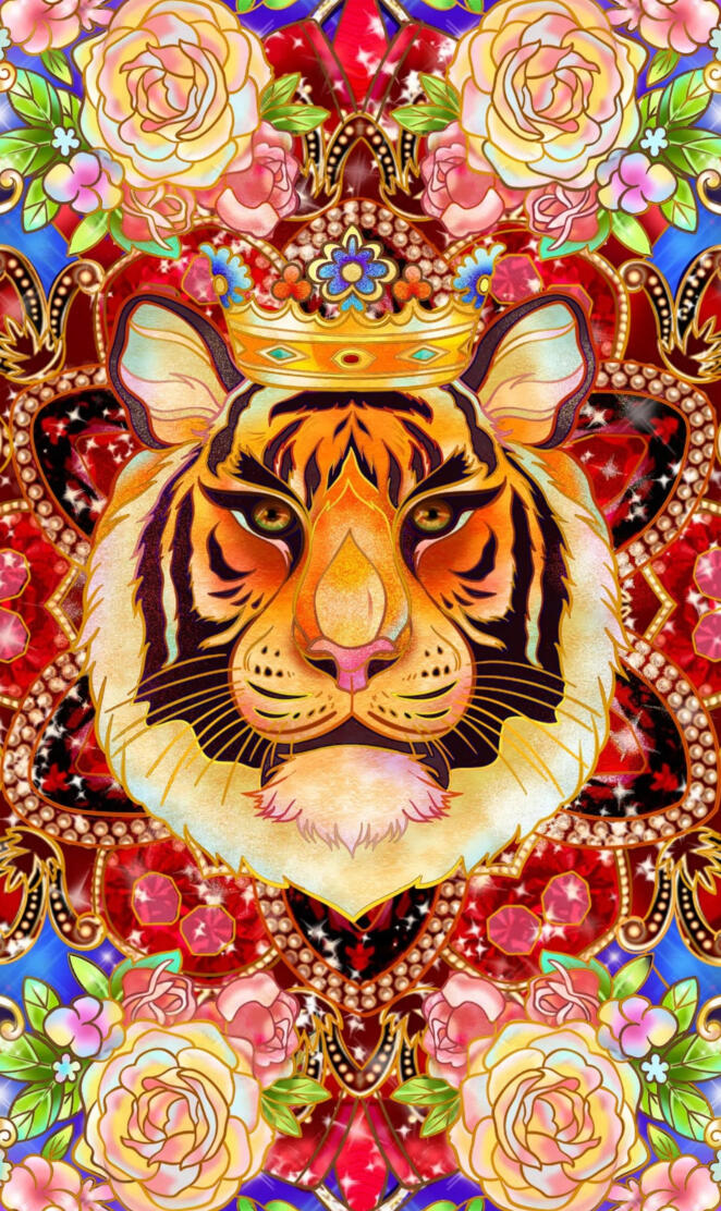 Paint by Number Tiger