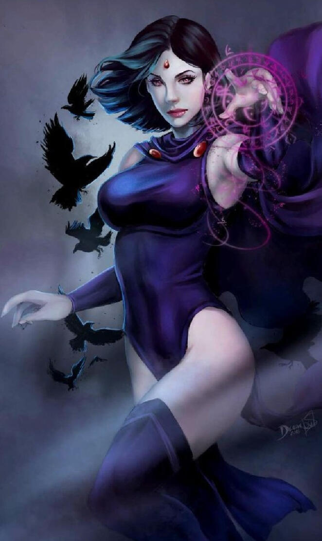 raven in teen titans