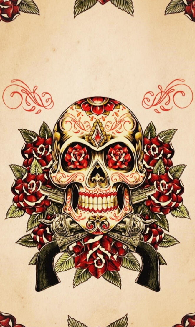 Guns N Roses Skull