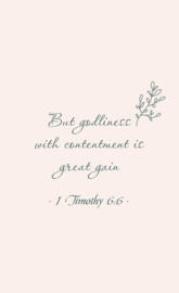 1 Timothy 6:6