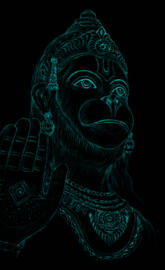 Neon Hanuman