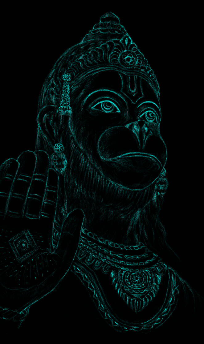 Neon Hanuman