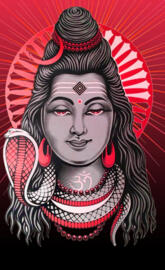 Lord Shiva face art