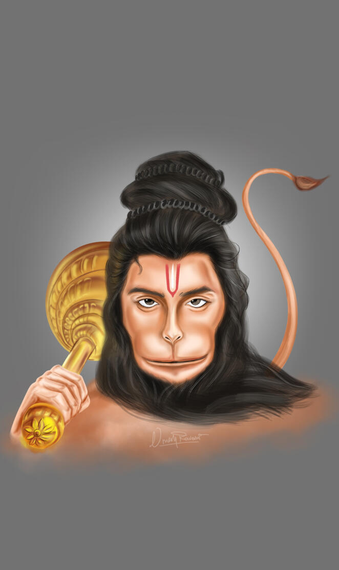 Hanuman Lock Screen
