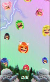 Emoji rain