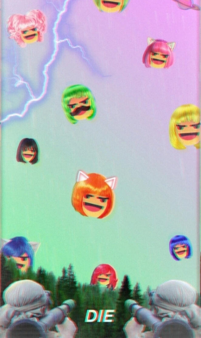 Emoji rain
