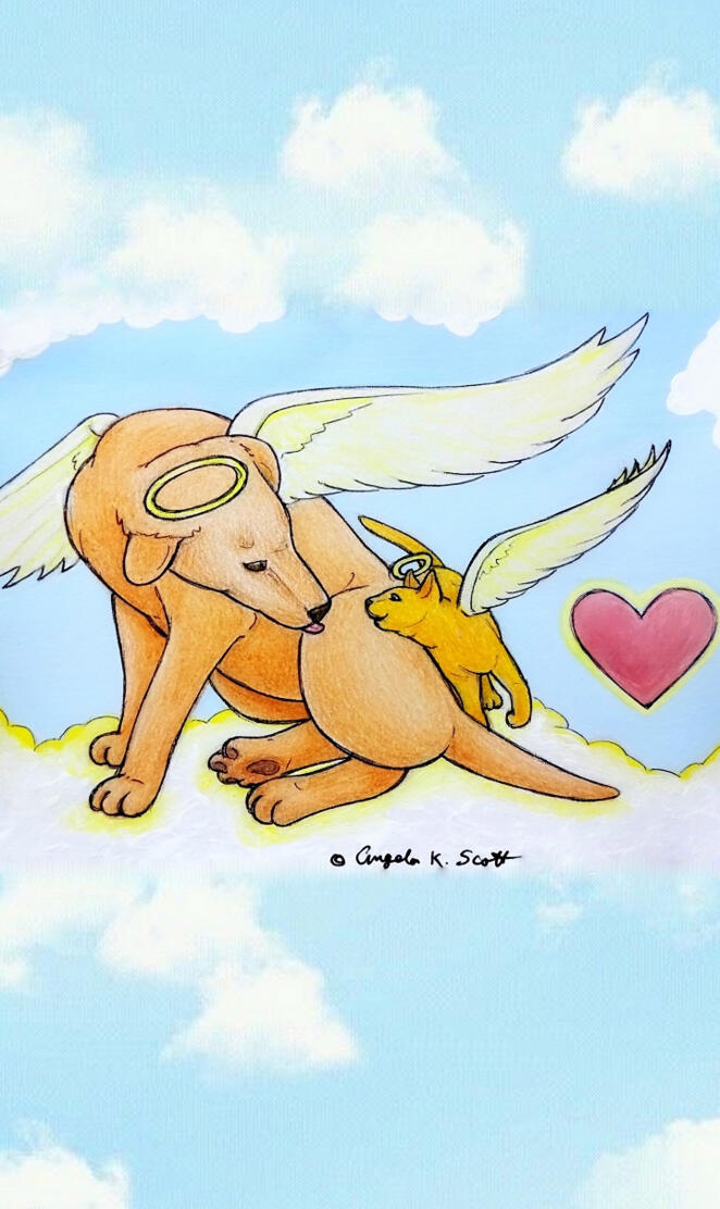 Dog and Cat Angels