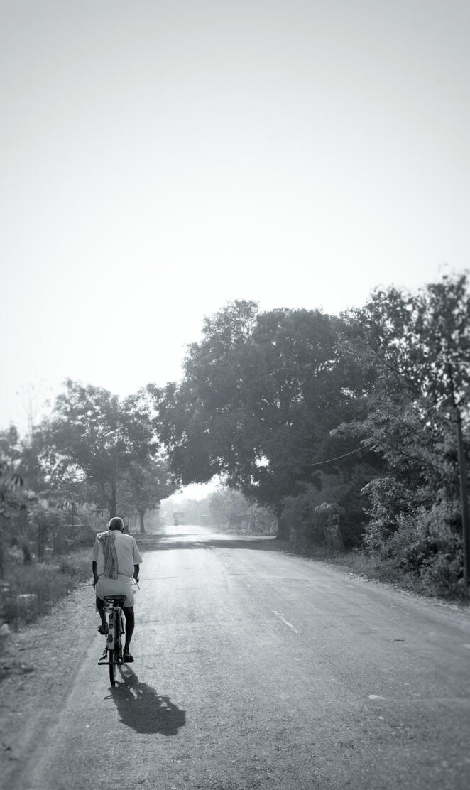 Man on Bicycle