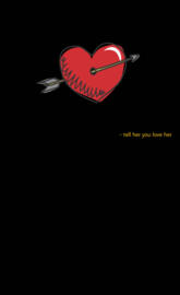 Arrow crossing Heart