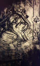 Link Kunst Zeichnung