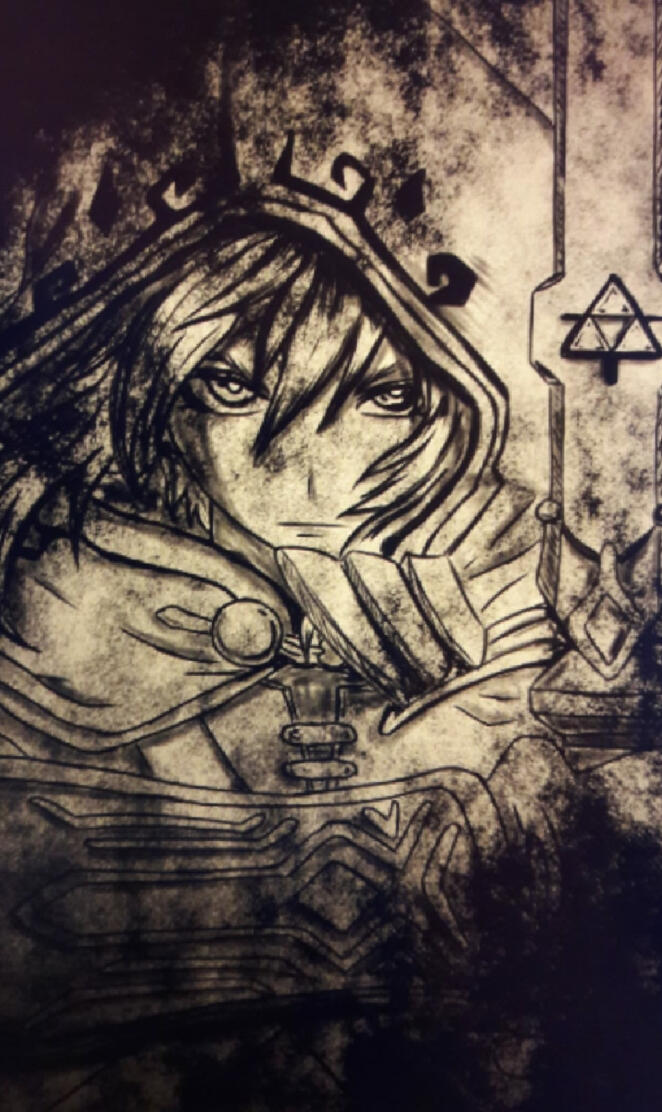 Link Kunst Zeichnung