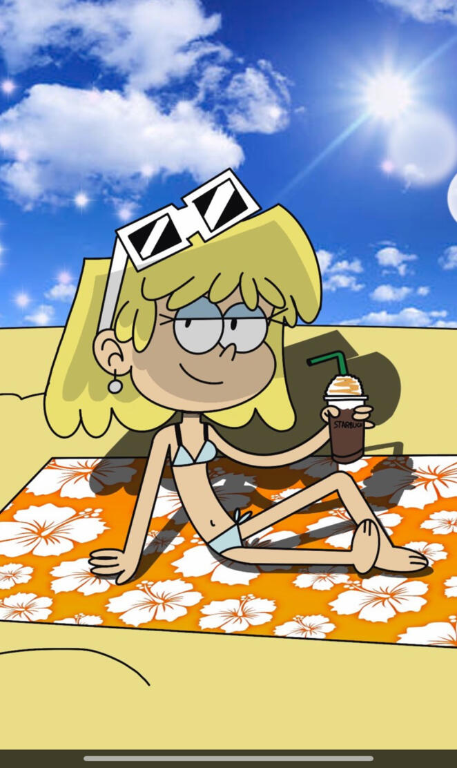 Lori Loud At Beach