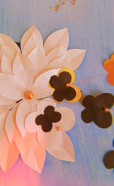 Paper flowers art