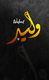 Waleed Golden Name 