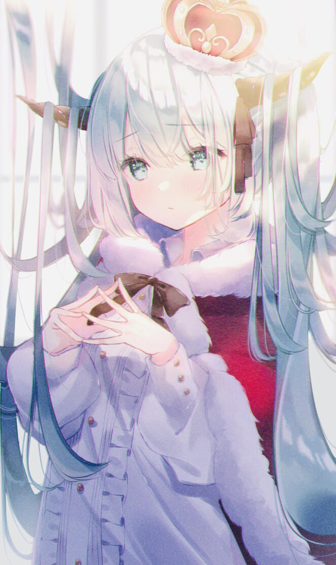 Christmas anime girl