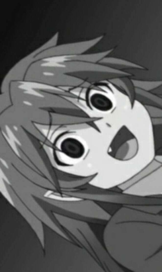 Anime surprised girl