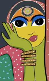 Indian women folkart