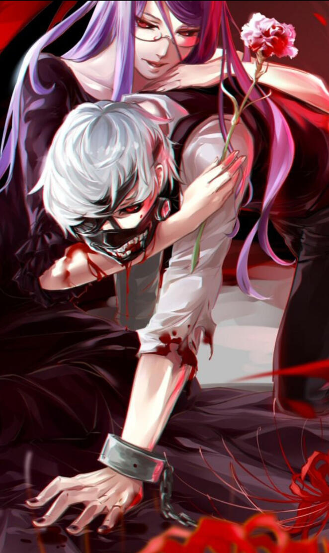 kaneki ken e Rize 👫🏻