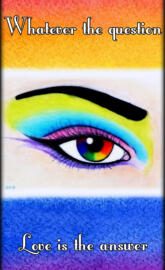 Rainbow Eye art