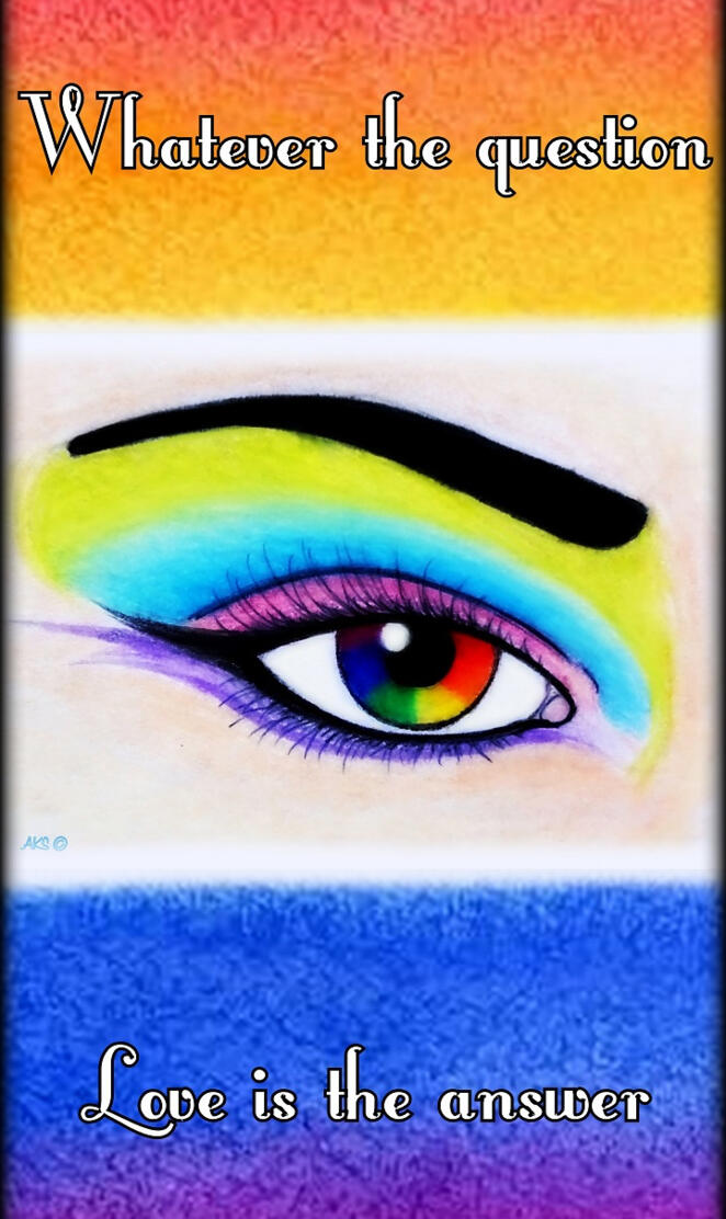 Rainbow Eye art