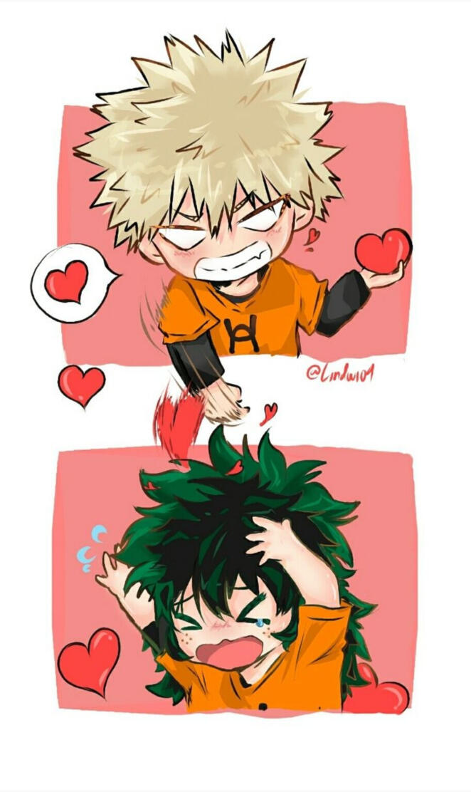 Bakugou x Deku