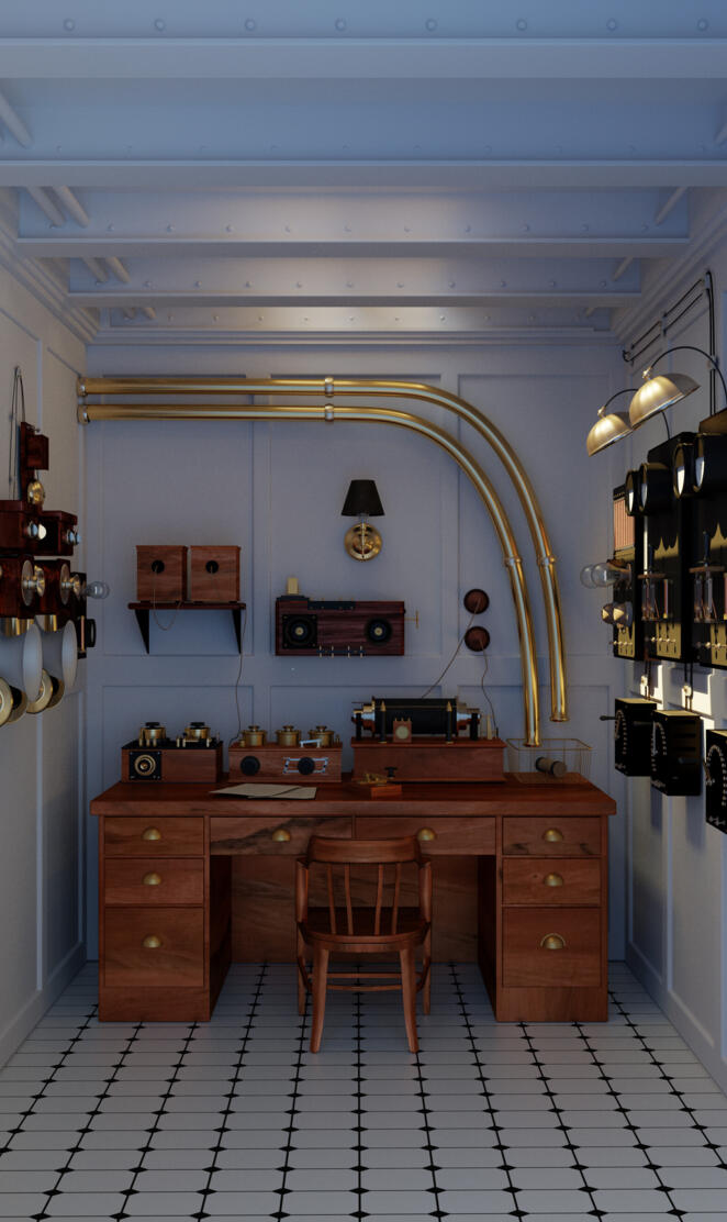 Titanic Wireless Room