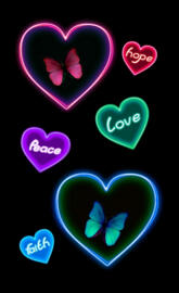 faith peace hope luv