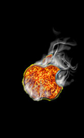 Burning Apple