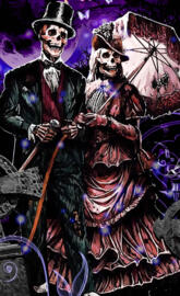 Couple in butterflies 