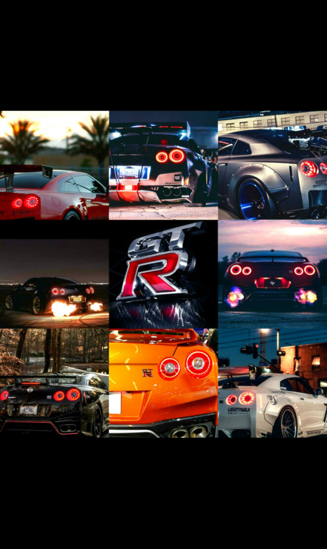 GT-R backside