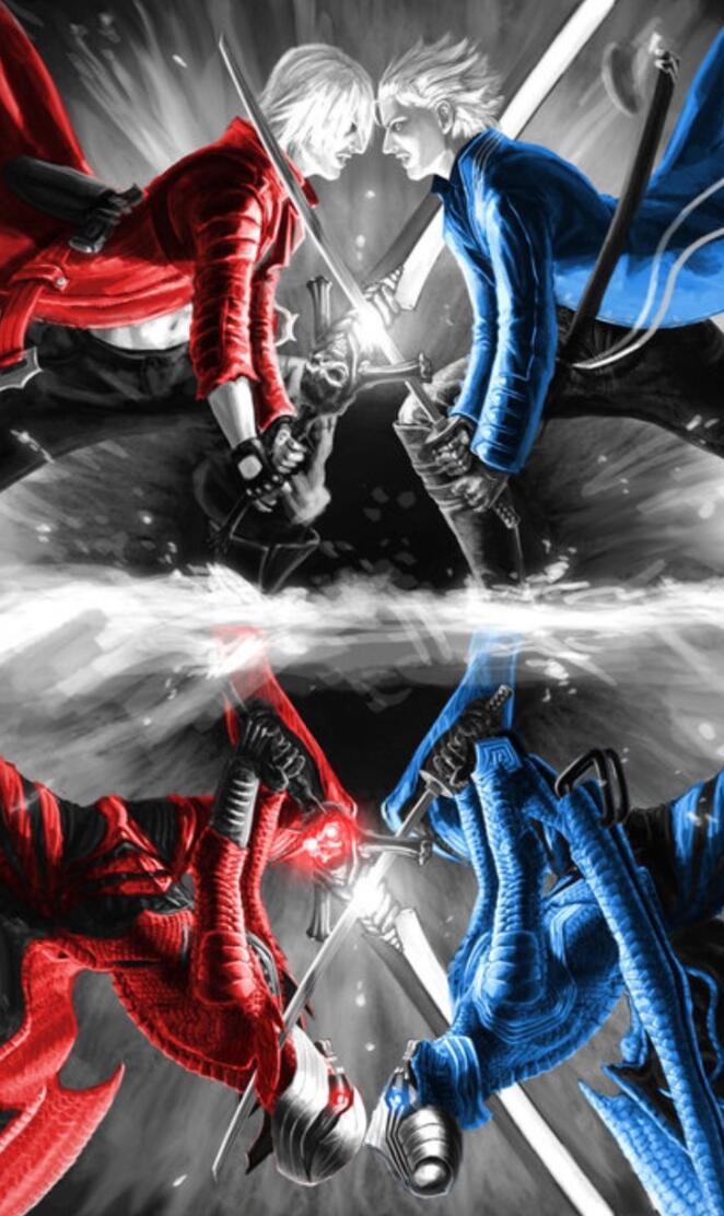 DMC3 Dante VS Vergil