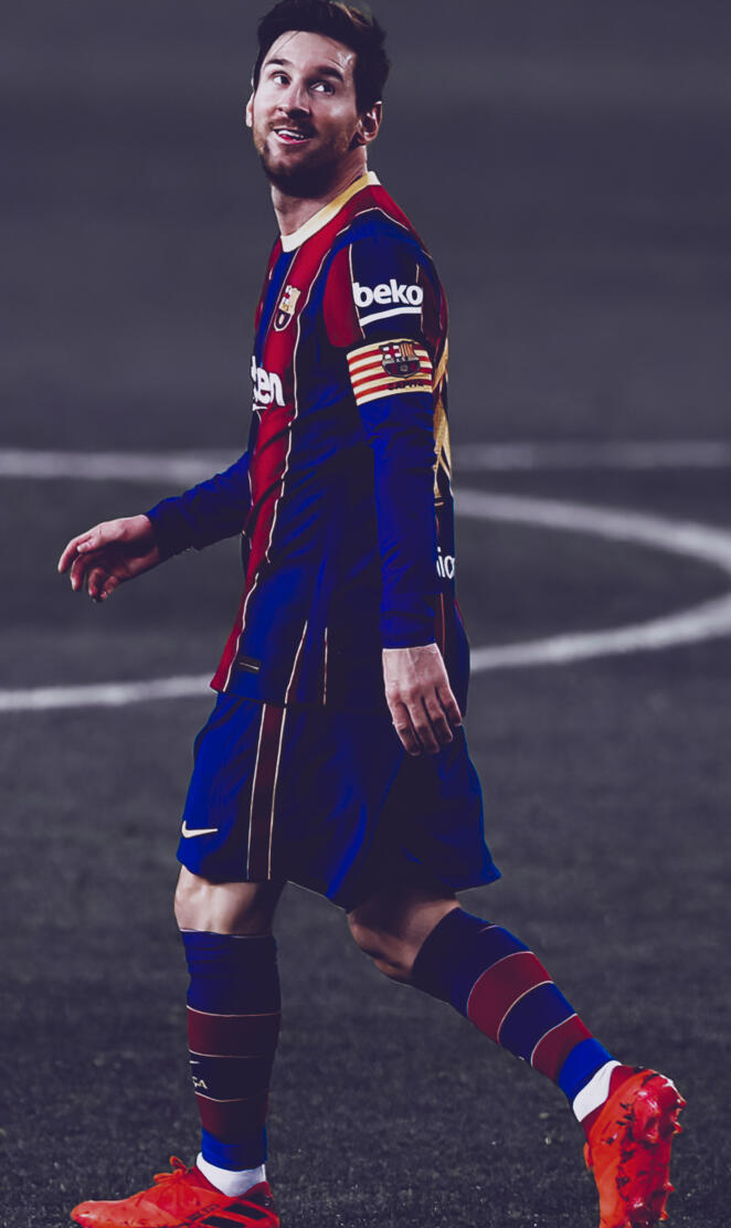 Messi smile