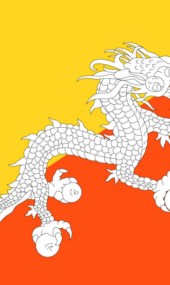 Bhutan flah