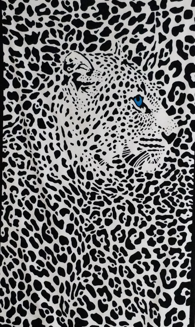 Leopard in art