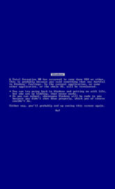 Blue Screen of Death