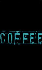 Coffee sign cyan