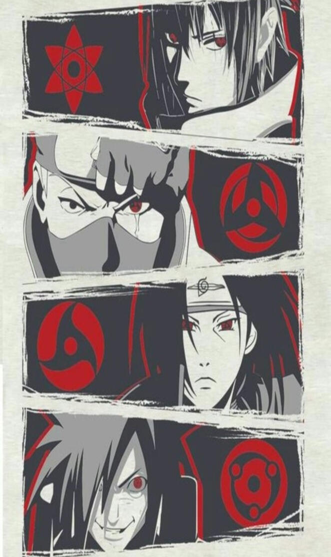 The four Sharingan 