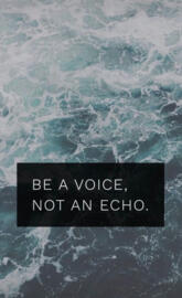 Be a voice