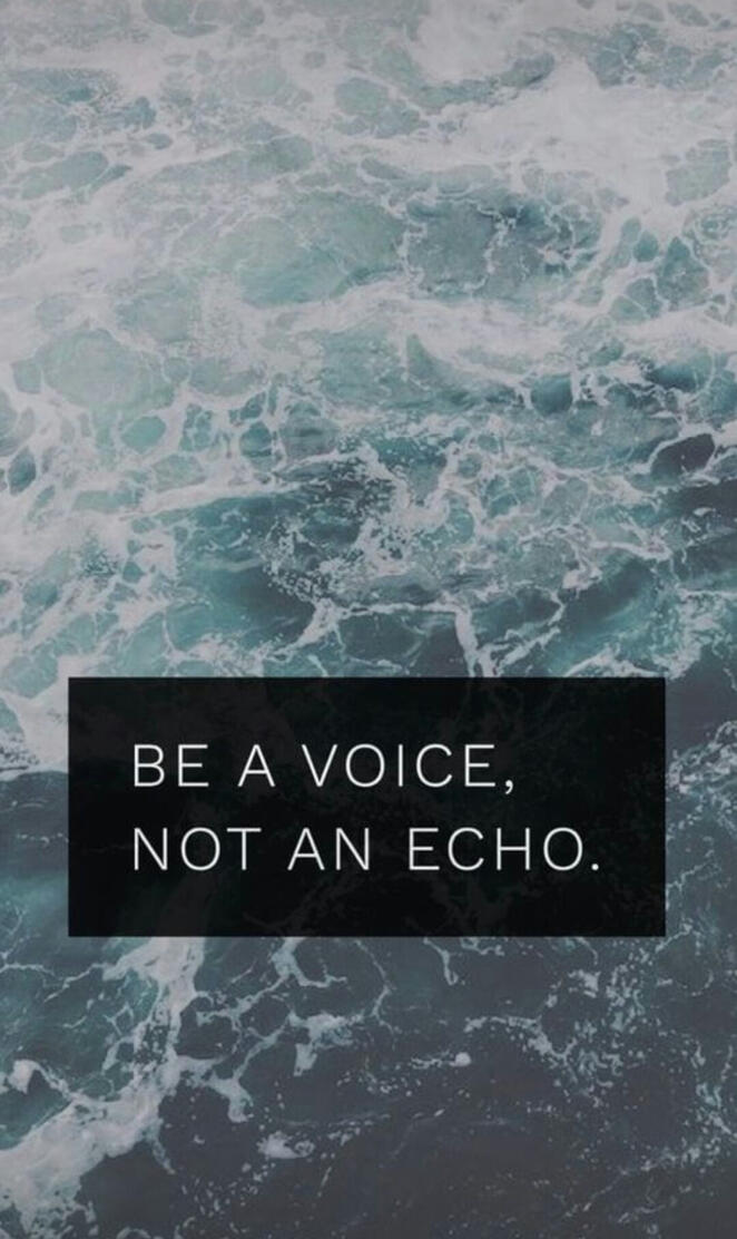 Be a voice