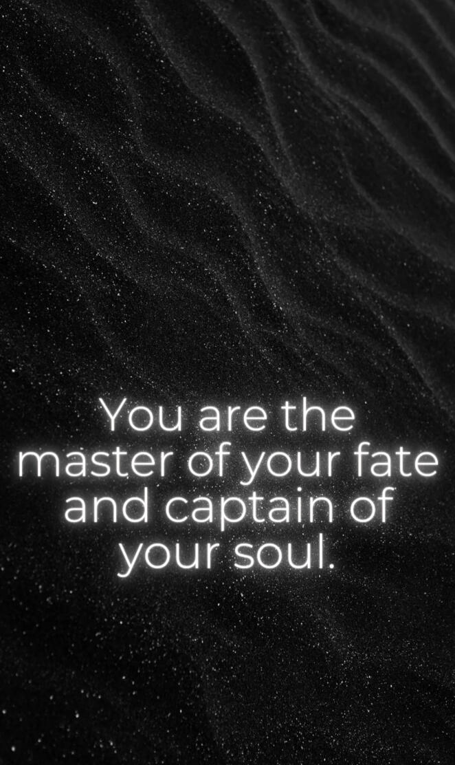 Master of your fate