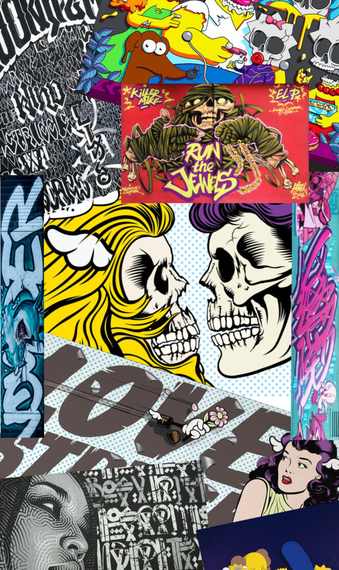 6 in 1 art - Collage