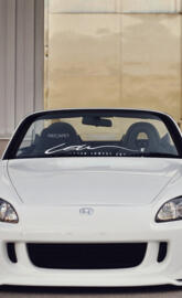 White Honda S2000
