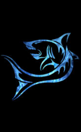 Blue Flamed Shark