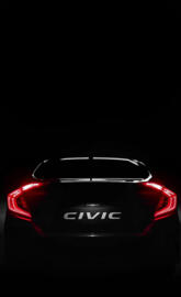 Honda civic backside