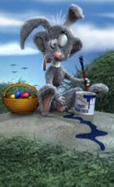 Twacked easter bunny