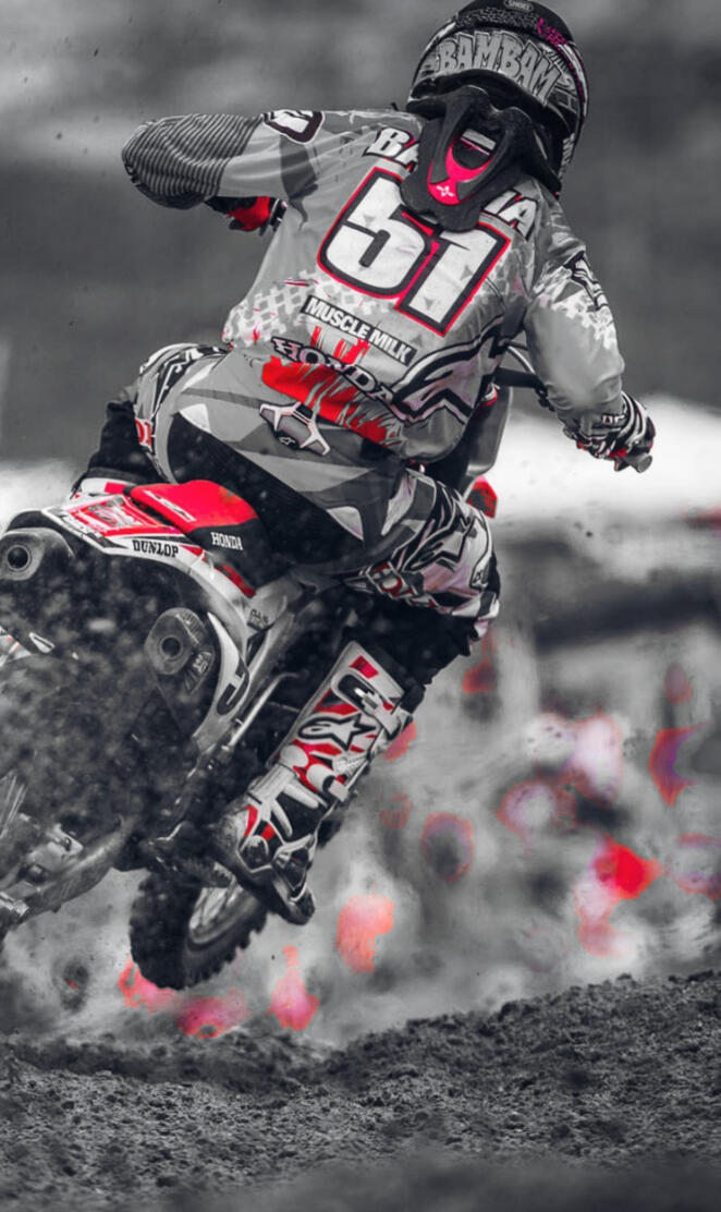 Motocross dirt bike