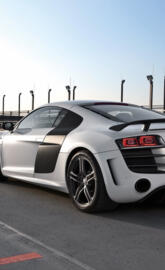 White R8 Audi