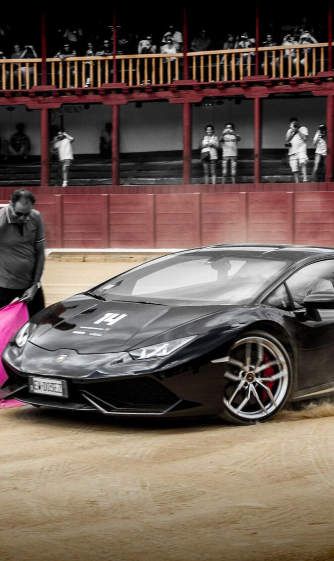 Lamborghini in Arena